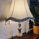 Lampe de table vintage en onyx et laiton, Italie