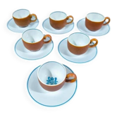 Set of 6 cups + saucers Villeroy and Boch Chekiang