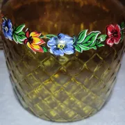 Carafe jaune vintage