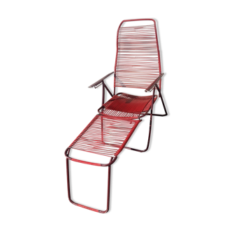 Scoubidou chaise longue 50s