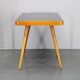 1960s Beech Coffee Table with Glass Top , Czechoslovakia