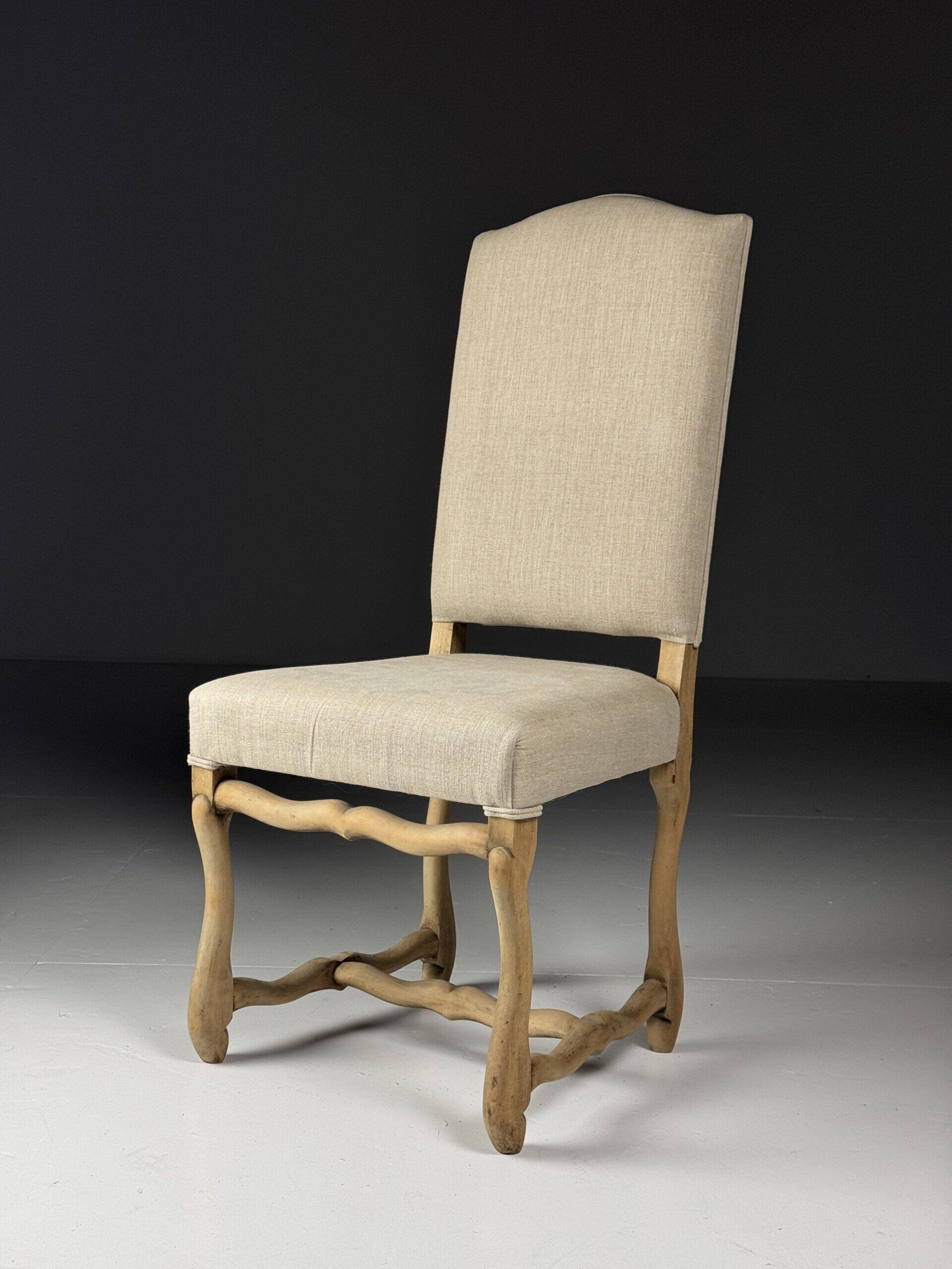 Set of 4 Os de Mouton dining chairs