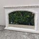 Large vintage stone mirror
