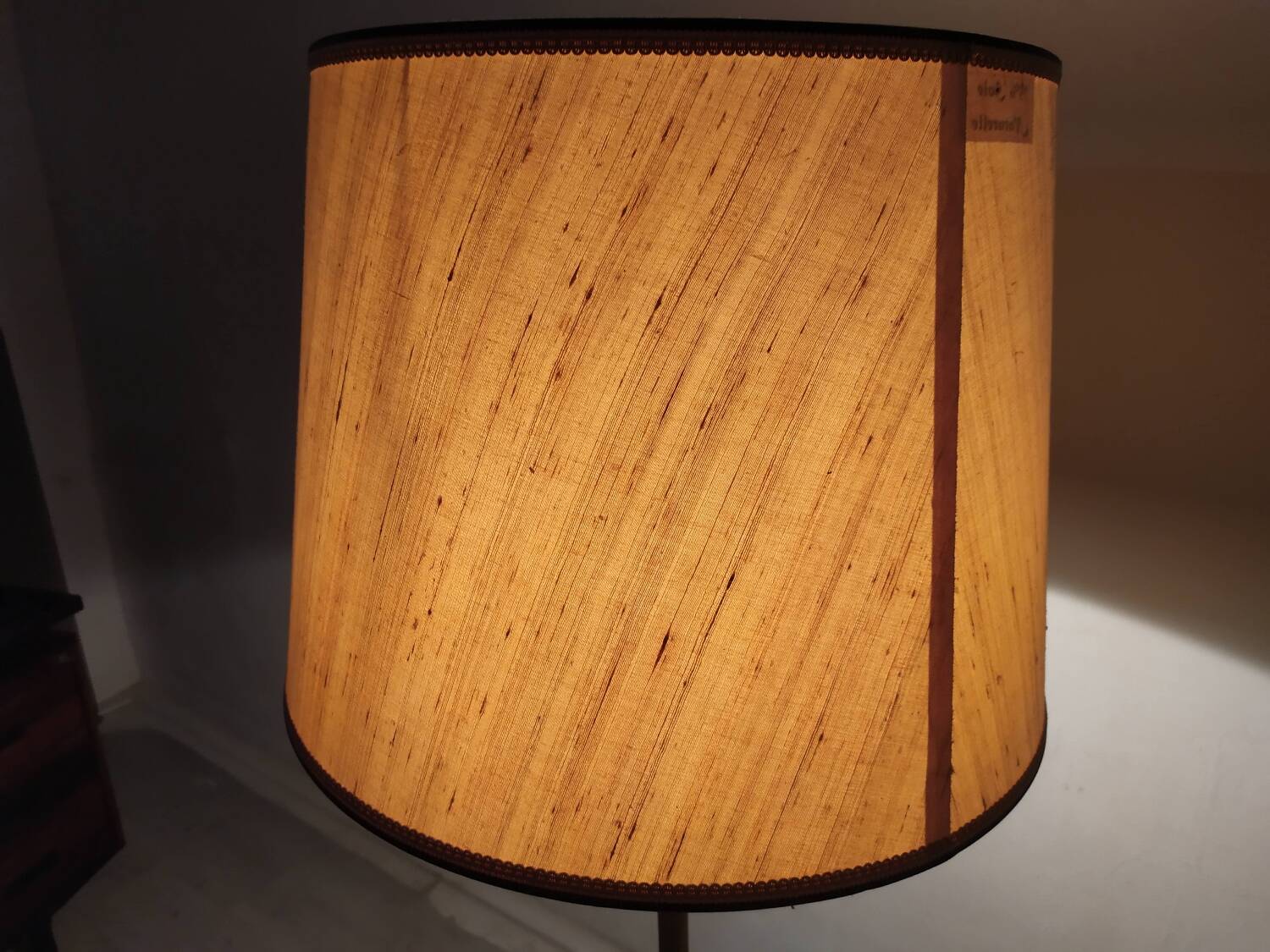 Empire bronze floor lamp