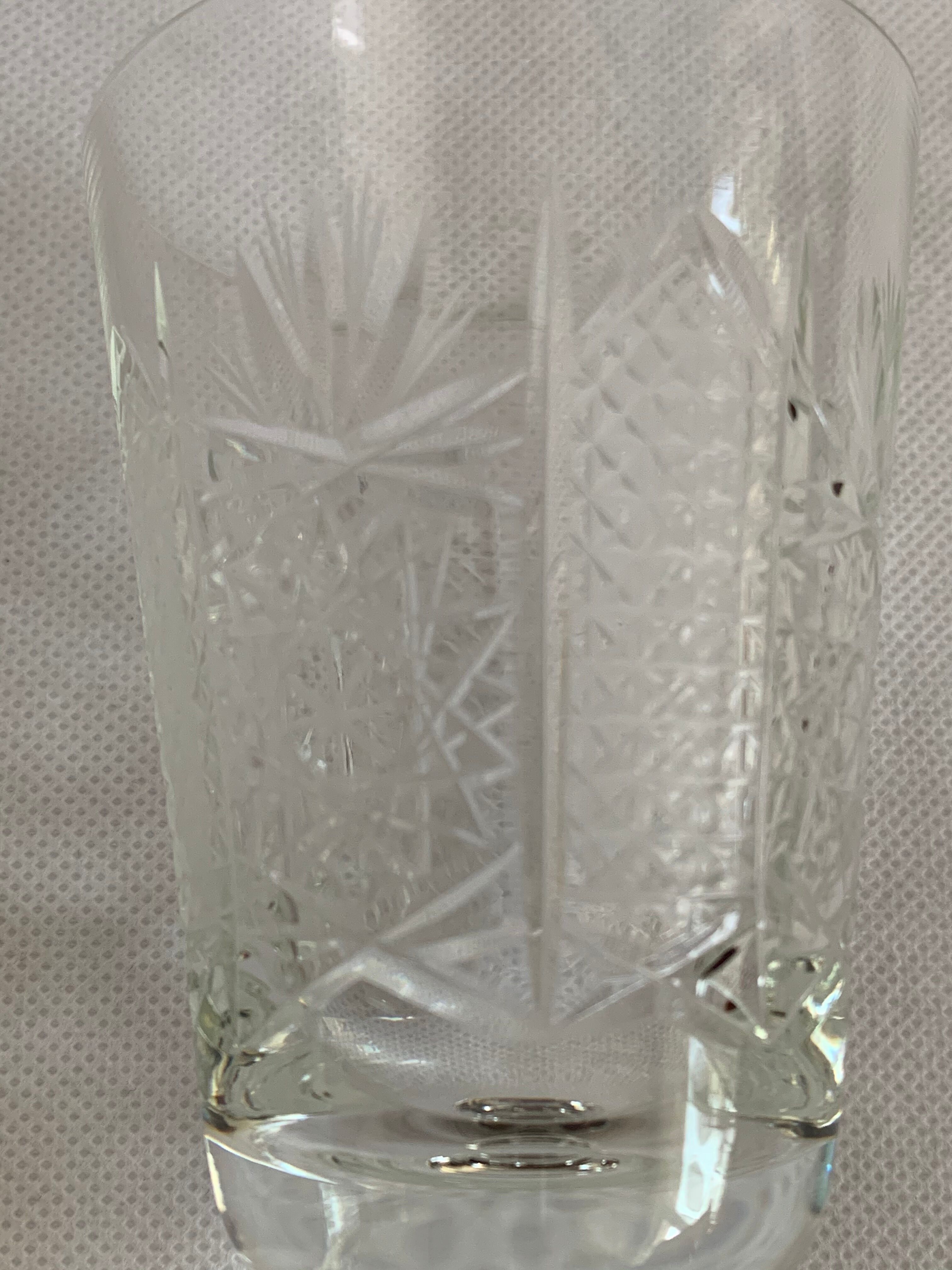 3 Verres en cristal sur pied pour vin blanc