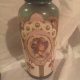 Pair of opaline vases