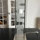 chrome and glass table lamp