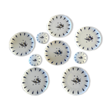 6 Bernardaud plates for Air France