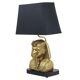 Vintage Brass Pharaoh Table Lamp Hollywood Regency 56cm