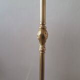 Lampadaire tripode laiton - 3 feux Style baroque - 1960