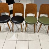 Set of 4 Baumann Mondor Bistro Chairs 1960