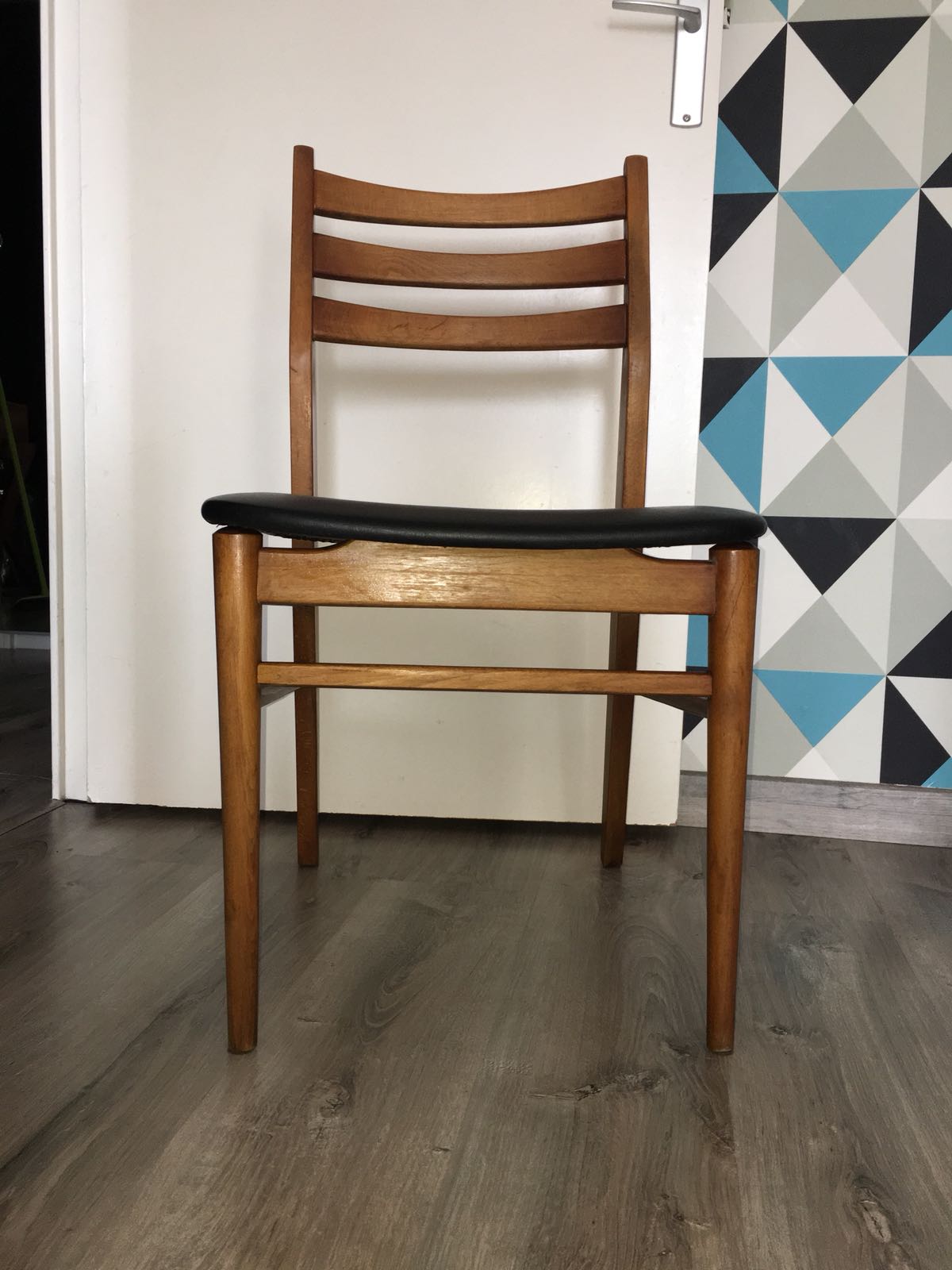 Set de 4 chaises scandinave vintage 1960