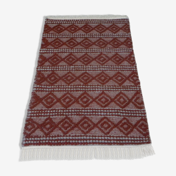 Carpet kilim berber moroccan grey bordeaux