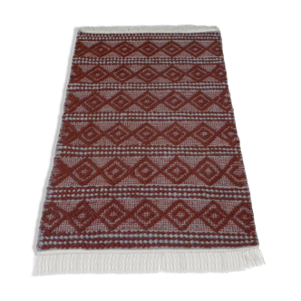 Carpet kilim berber moroccan grey bordeaux