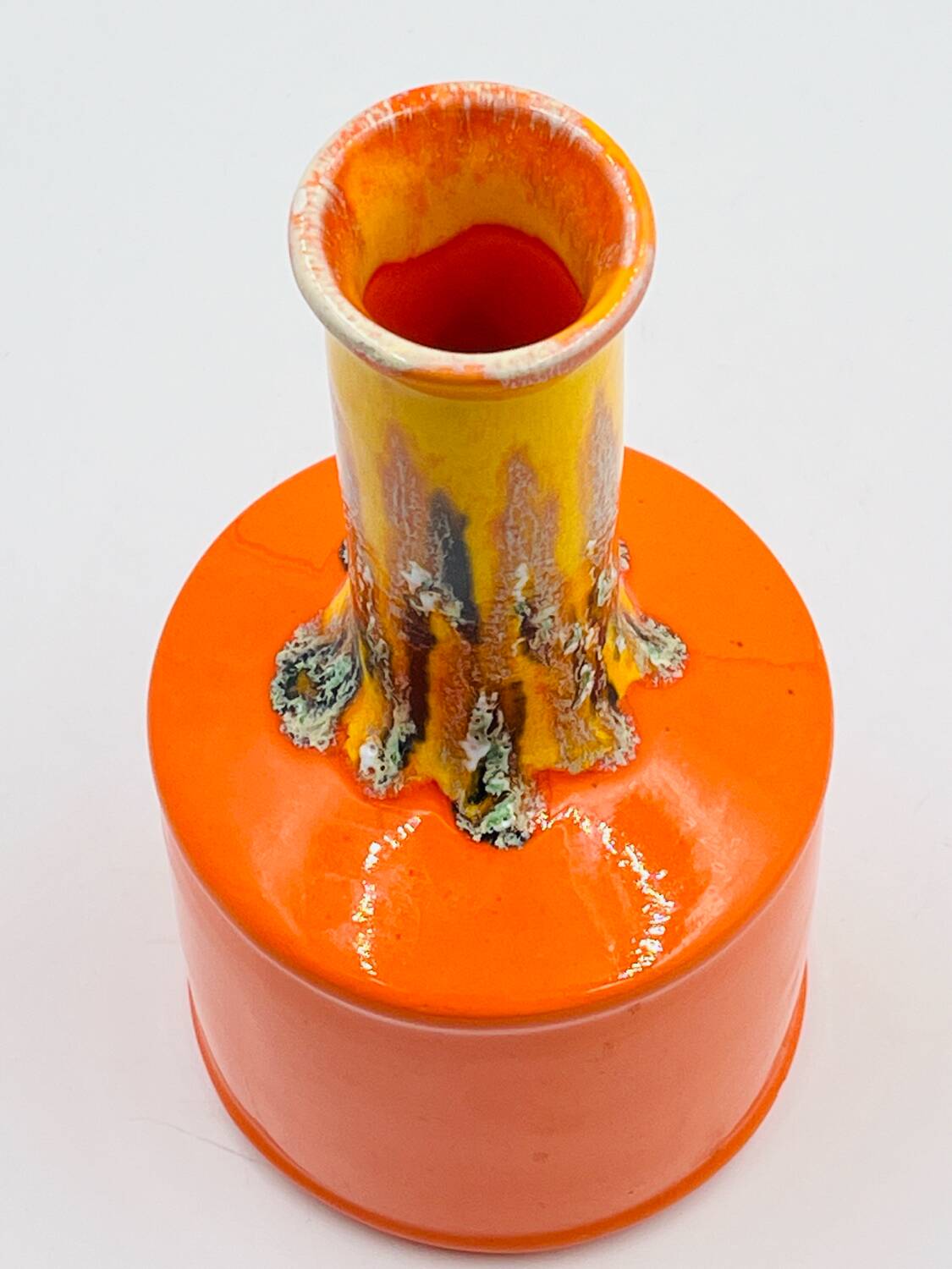 Orange vase