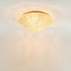 Mid Century Geometric Amber Glass Ceiling Light from Limburg, Germany, 70s