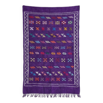 Purple Berber rug