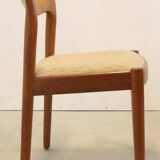 Set de 4 chaises Koefoed 'Skoven' teck vintage