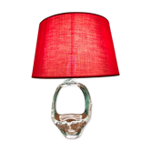 Lampe en cristal maison Schneider années 50
