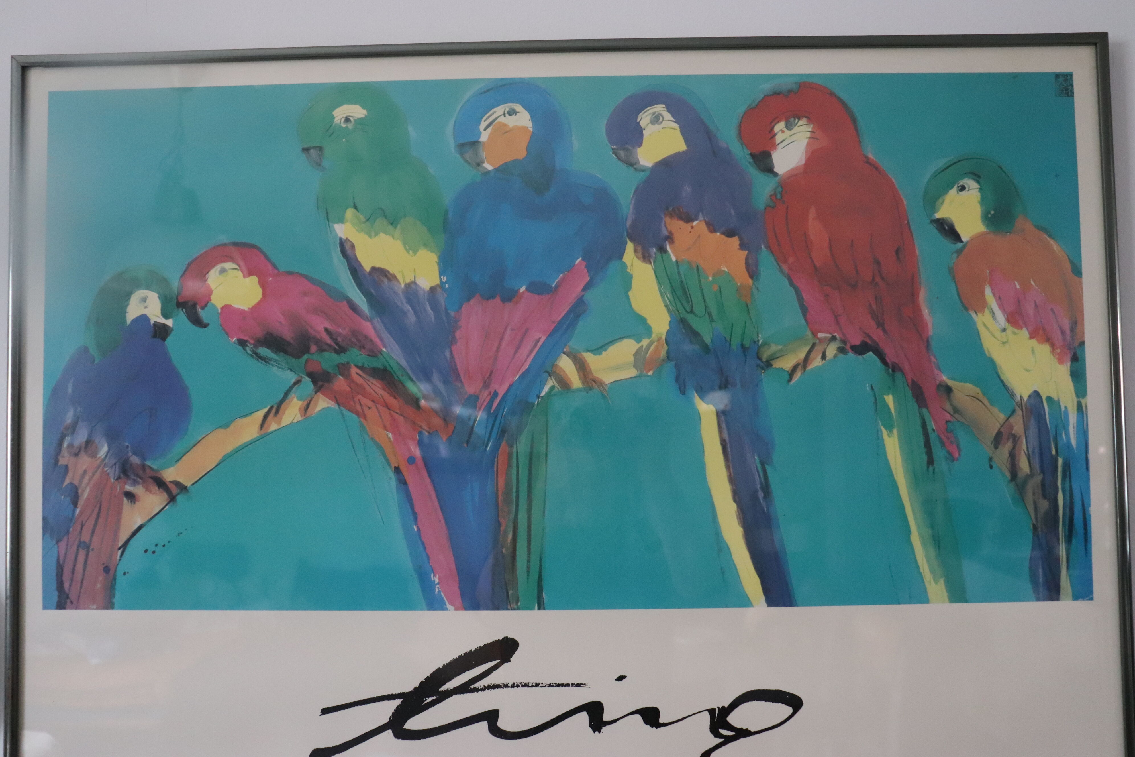 Poster Walasse Ting-Gallery Delaive Amsterdam - 1983/84