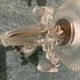 Murano glass crystal sconces set of 3, 1970s