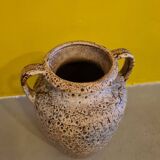 West Germany Fat Lava Vase From Scheurich, 1980s