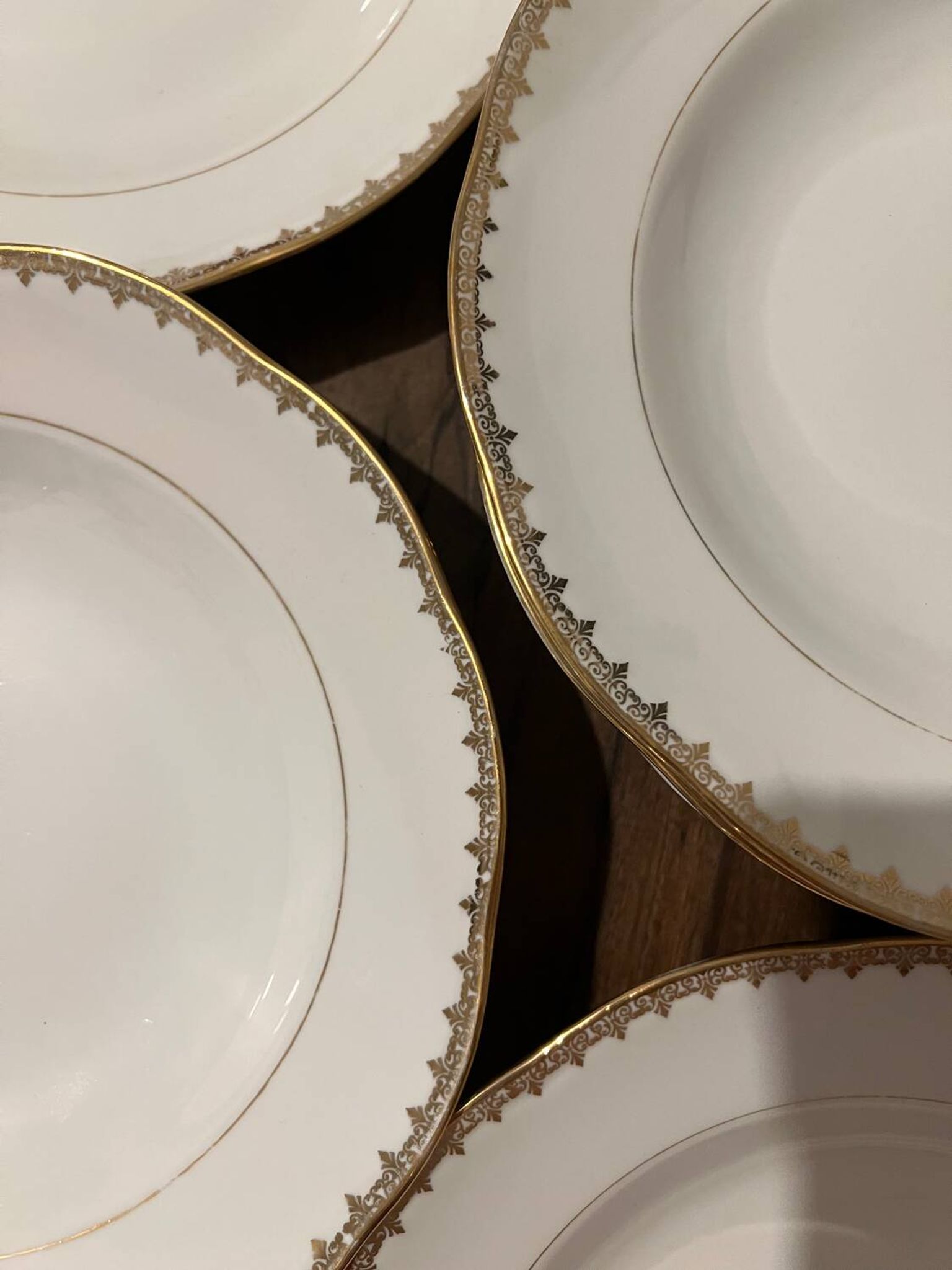 Set of 11 soup plates - Pommier Dureil 72 - L'Étoile Porcelain