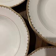 Set of 11 soup plates - Pommier Dureil 72 - L'Étoile Porcelain
