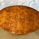 Art Deco side table with walnut burl veneer, France, 1930s.
