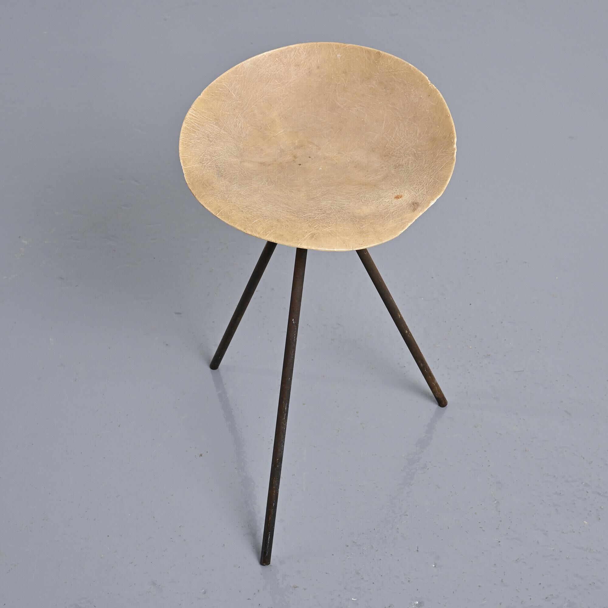 Tabouret en fibre de verre par Jean-Raymond Picard, vers 1955