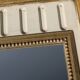 French gild and creme framed Louis Philippe style mirror