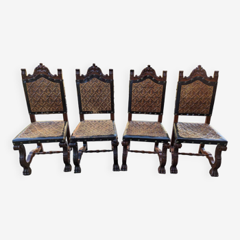 Carved Spanish Chairs