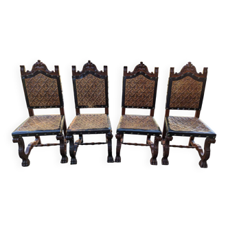 Carved Spanish Chairs