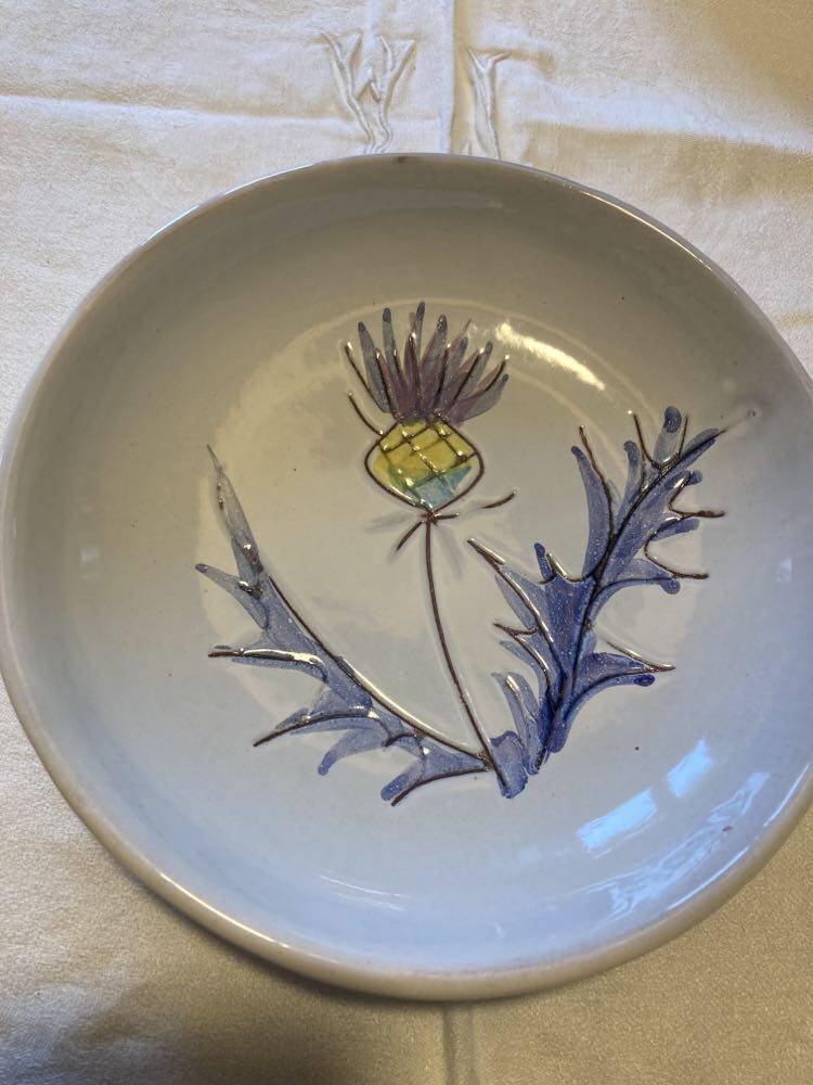 Vallauris thistle plates