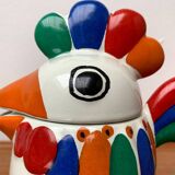 Vintage ceramic teapot or coffee pot chicken, 1970s.