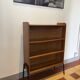Vintage guariche style bookcase / shelf, 1960