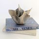 Vintage Willy Guhl style folded ceramic vase, 1960s