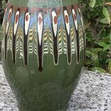 Original vintage 1970s folk vase.