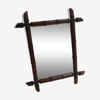 Miroir bambou 58x47 cm