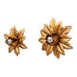 pair Hans Kögl Wall or Ceiling lamps 1970s