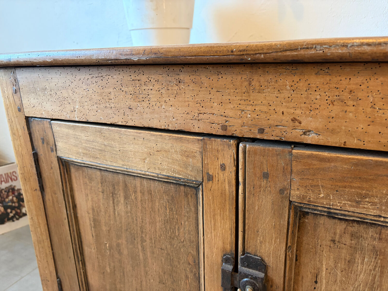 Vintage Parisian buffet in solid oak