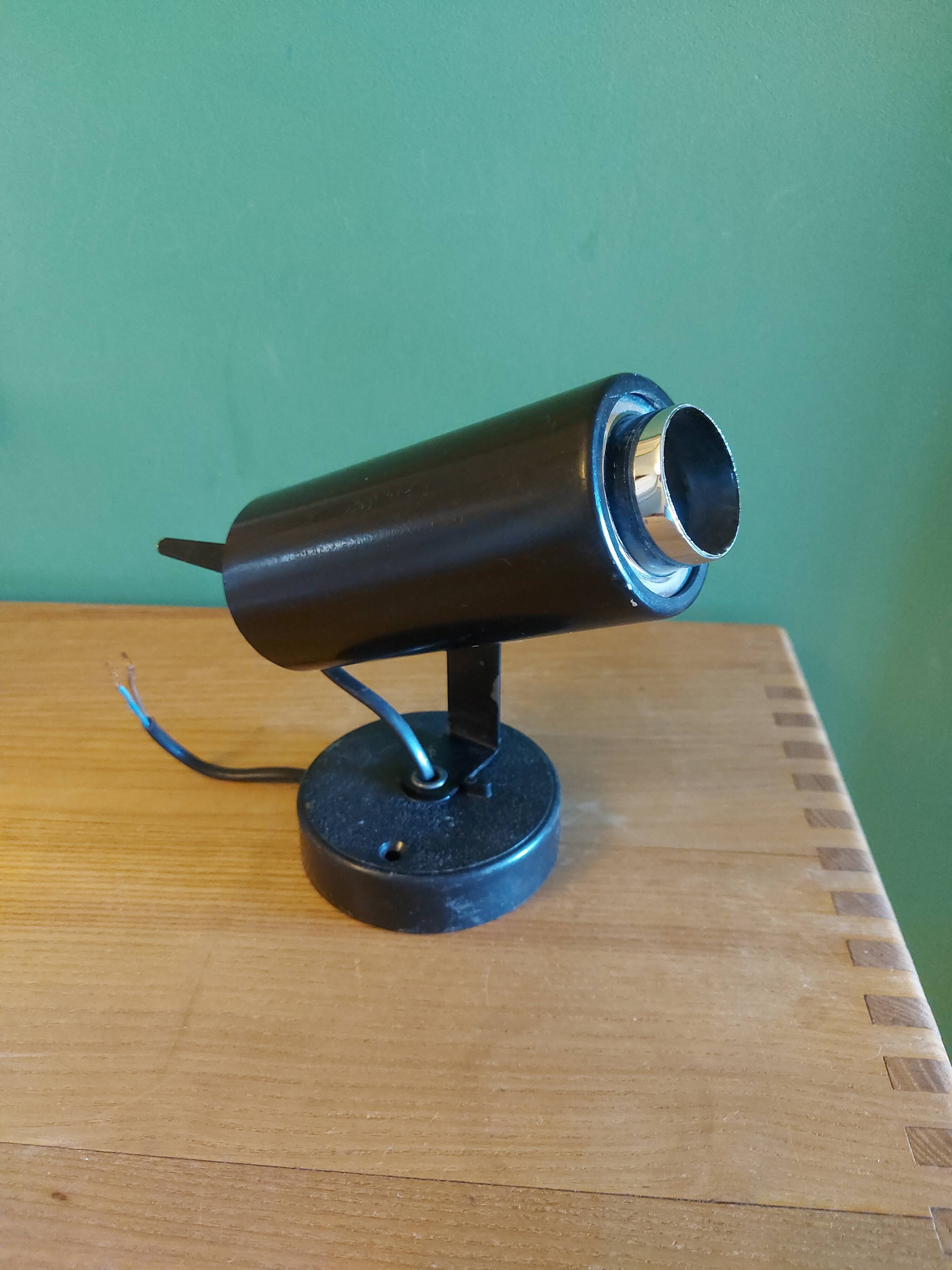 Wall lamp , Vintage spot ( metal and chrome )