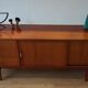 Modernist long sideboard of the 1970s