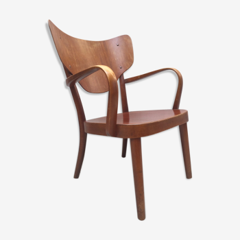 Fauteuil Fritz Hansens en hêtre