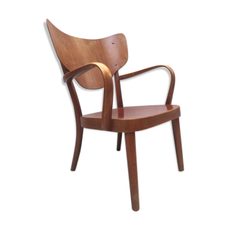 Fritz Hansens beech armchair