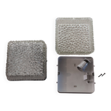 Set of 2 square wall or ceiling lights Holophane DC60