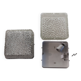 Set of 2 square wall or ceiling lights Holophane DC60