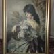 Portrait of a woman or painting