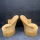 Suite de 3 fauteuils crapaud vintage
