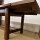 Vintage wooden farmhouse table